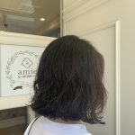 人気の外ハネボブはパーマで簡単スタイリング